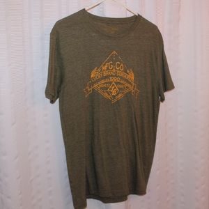 Green & Yellow Lucky Brand Graphic T-shirt